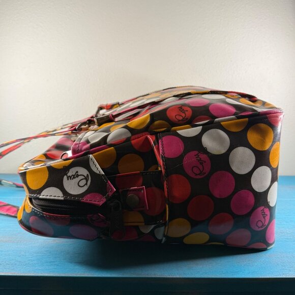 Roxy Carry On Weekend Overnight Bag Vintage Y2k Coated Vinyl - Picture 4 of 11
